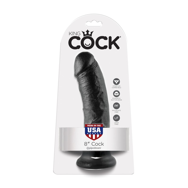 Dildo-cock 8 inch black